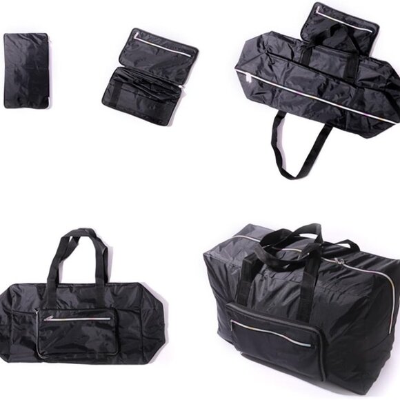 22" Foldable Large Travel Duffel Duffle Bag Sports Gym Tote Bag For Women Overni - Picture 7 of 7